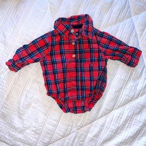 OshKosh B’gosh baby plaid dress shirt